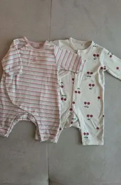 ベビー ロンパース 2点セット 50-70