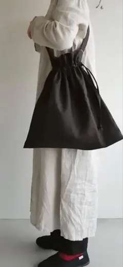日本製 リネン100% NOVEMBER LINEN ショルダーバッグ