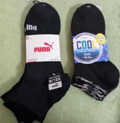 新品★PUMA 他 COOL加工　計６足　ソックス　セット　靴下 メンズ　学生