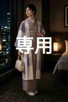 新之助上布 綿麻 夏着物 単衣 - メルカリ
