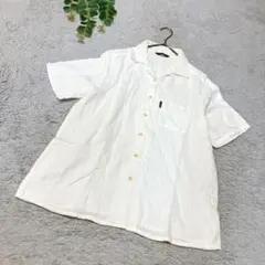 Polo Club 半袖コットンＴシャツ　ワッフル風生地　ホワイト　Ｌのサムネイル