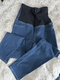 EL FIN DOLL マタニティデニムパンツ ジーンズ　ネイビー　Mサイズのサムネイル
