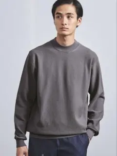 UNITED ARROWS モックネックニット UA COZY ウォッシャブル