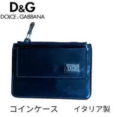 D&G コインケース 本革 黒 DG小銭入れ
