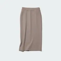 【美品】UNIQLO ユニクロ　ドライスウェットナローマキシスカート　Sサイズ