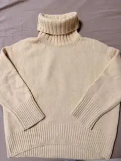 GALERIE VIE ファインウール タートルネックニット Sサイズ