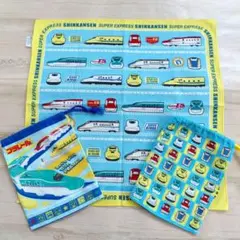 スケーター ランチマット コップ袋 セット 新幹線 プラレール