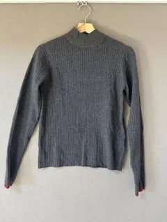 ニットセーター チャコールグレー