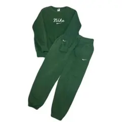 NIEK スウェット セットアップ グリーン 刺繍　Sサイズ