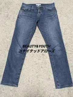 BEAUTY&YOUTH ユナイテッドアローズ 定番テーパードデニムパンツ 紺