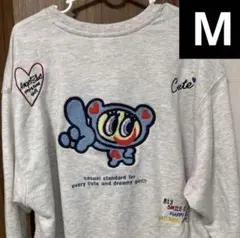 新品♡エンジェルブルー　スウェット　トレーナー　M 平成女子　ナカムラクン
