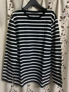 ナノユニバース　ボーダーカットソー