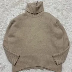 ✨極美品/23年✨ギャルリーヴィー ファインウールタートルネックニット ベージュ