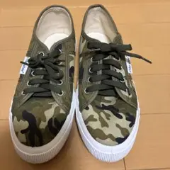 Bluestar 迷彩キャンバススニーカー