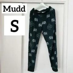 Mudd ダークグリーン 象プリント スパッツ S
