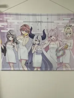 最終値下げ　秘密結社holoX集合タペストリー 極楽湯 ホロライブ のぼり 240411_holo_2.jpg