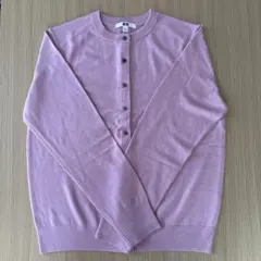 ユニクロ　ピンクカーディガン