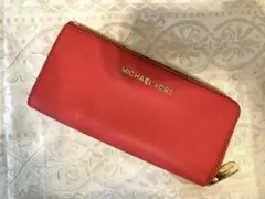 MICHAEL KORS レッド　長財布
