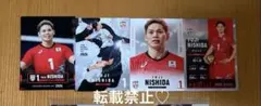 バレーボール日本代表 西田有志 レギュラーカード 箔押し 2026