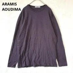 アラミスオーディマ／カットソー 長袖 トップス L ボーダー 日本製 メンズ