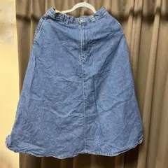 デニムスカート ロングスカート