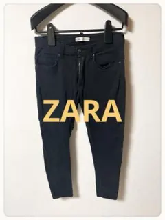 ☘️P1☘ZARA ブラック系 ストレッチ スキニーデニム 40のサムネイル