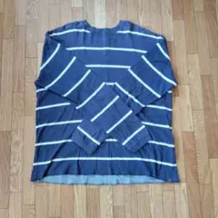 ボーダー柄 Lサイズ ネイビー