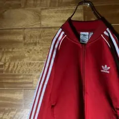 【美品】あのちゃん着用　アディダス　SST トラックジャケット　赤　XL〜2XL