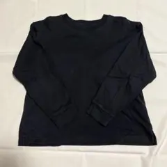 UNIQLO 長袖カットソー ブラック 130cm