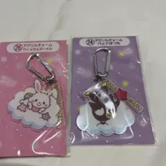 サンリオキャラクター大賞当たりくじ　バッドばつ丸　ウィッシュミーメル　セット