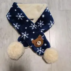 HOT BISCUITS　ホットビスケッツ　 雪の結晶柄 クマ刺繍