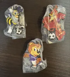 サンフレッチェ広島　アビスパ福岡　京都サンガ　ラバーチャームセット