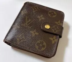 ルイヴィトン モノグラム 2つ折り財布 コンパクトジップ