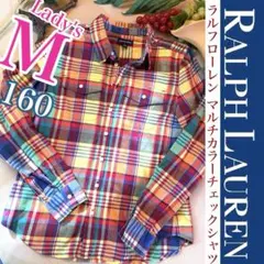 Ralph Lauren ラルフローレン マルチカラーチェックシャツ 160 Mのサムネイル