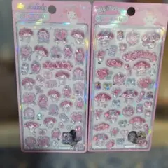 【海外ライセンス】My Melody 立体シール 2シートセット