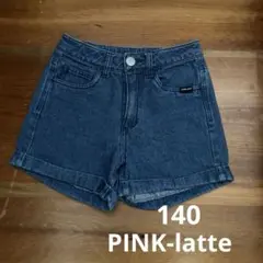 PINKLATTE デニム ショートパンツ　140