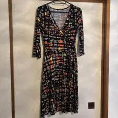 【最終SALE】Janette カラフルグリッドラップドレスのサムネイル