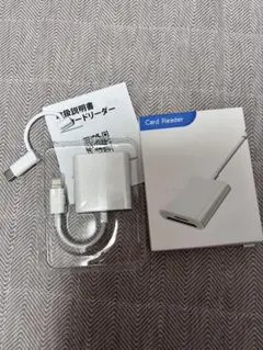 USB-C カードリーダー SD TF対応　ライトニング