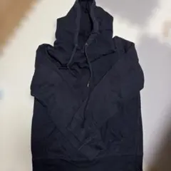 ネイビー フード付き スウェット