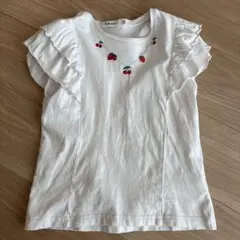 SLAP SLIP さくらんぼ刺繍 フリル Tシャツのサムネイル
