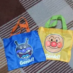 ばいきんまんとアンパンマンのトートバッグ