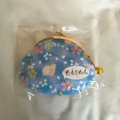 花柄がま口コインケース
