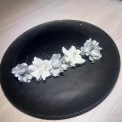 ha224　髪飾り 卒業式　成人式 結婚式 着物　振袖　袴　シルバー