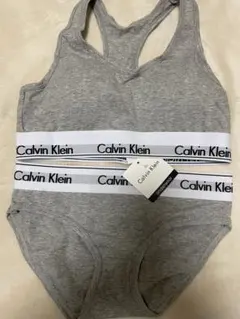 Calvin Klein ブラジャーショーツセット　グレー　S カルバンクライン