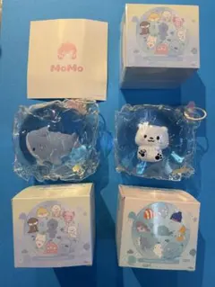 MOMOモモスクイーズ 海洋シリーズ第一弾&第三弾 3点 シュリンク付き未