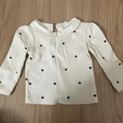 baby GAP ハート柄 長袖トップス 襟付き　Tシャツ