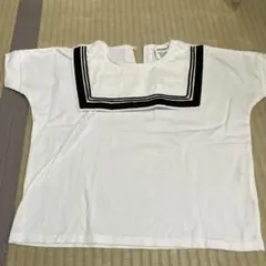 minau セーラーカラー Tシャツ ホワイト