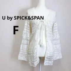 美品 U by SPICK&SPAN コットン レース ミニ ワンピース Fのサムネイル