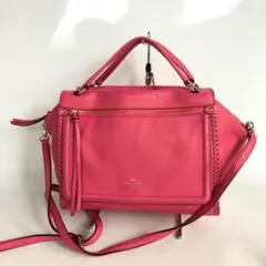 kate spade ケイトスペード レザー 2WAY ハンドバッグ ピンク