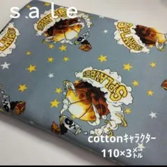 d68◇特別ｓａｌｅ◇cottonキャラクター　3㍍グレー系
